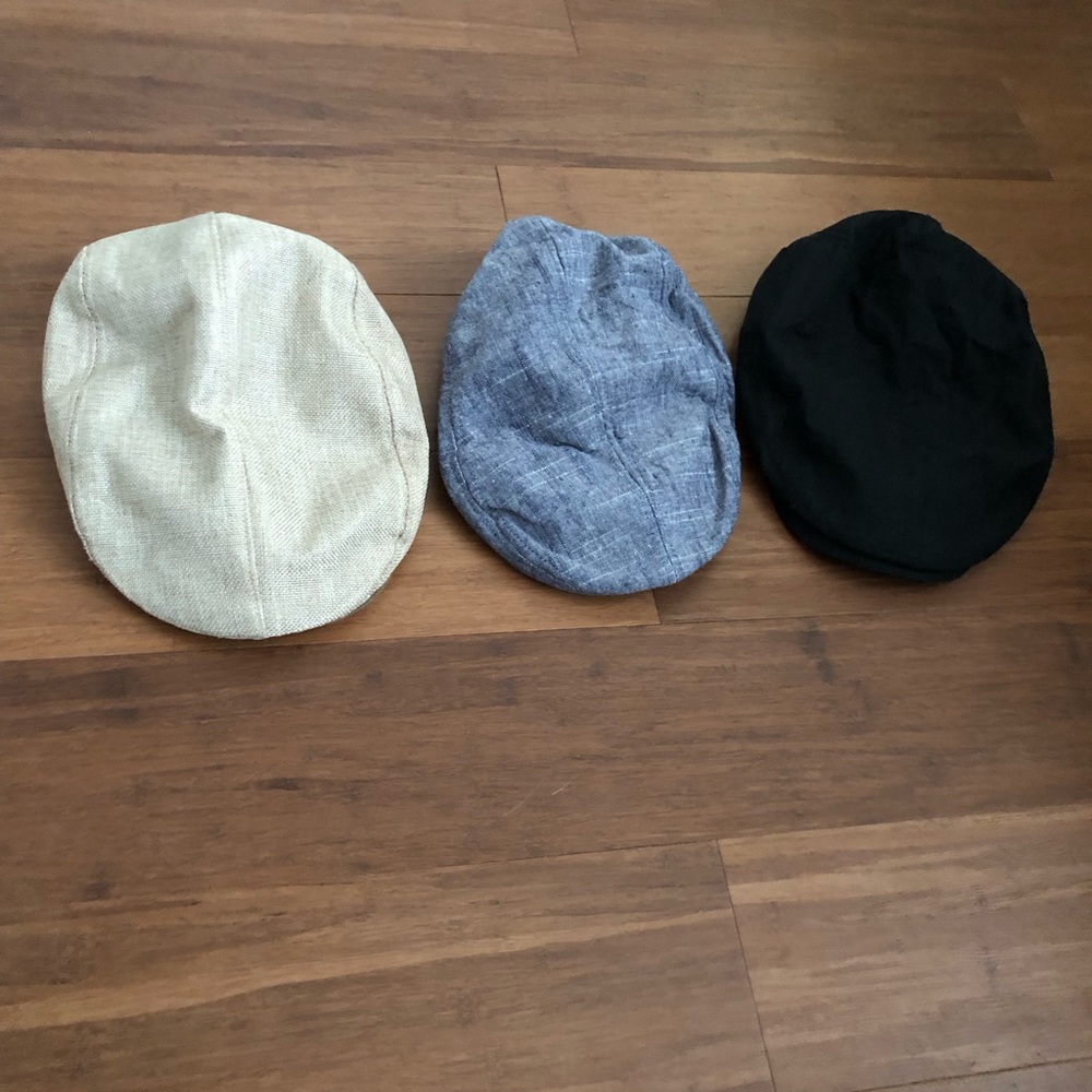 Bundle of 3 Stetson Paper Boy or Golf Hats